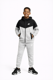 TECH FLEECE 2024 COCUK TAKIM - GRI/SIYAH