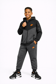 TECH FLEECE 2024 COCUK TAKIM - SIYAH/ANTRST - V
