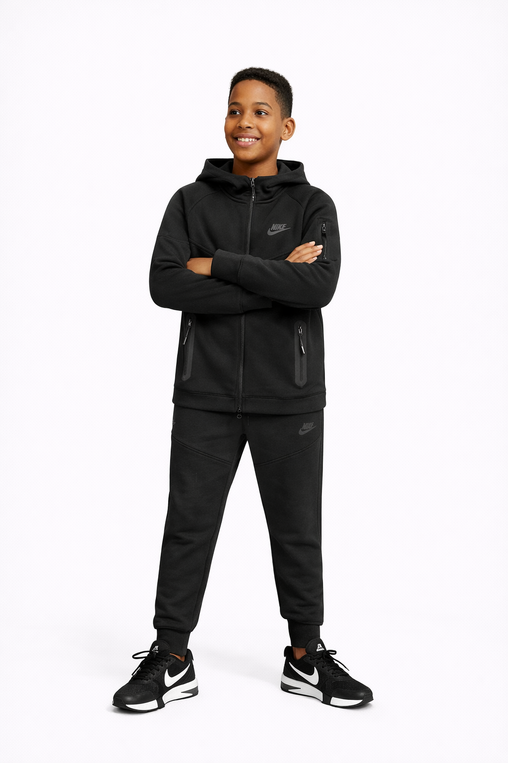 TECH FLEECE 2024 COCUK TAKIM - SIYAH