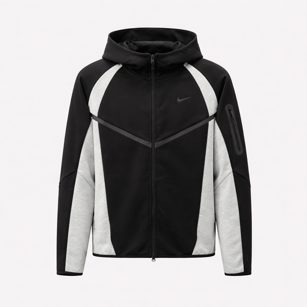 TECH FLEECE 2026 UST - SIYAH/BEYAZ