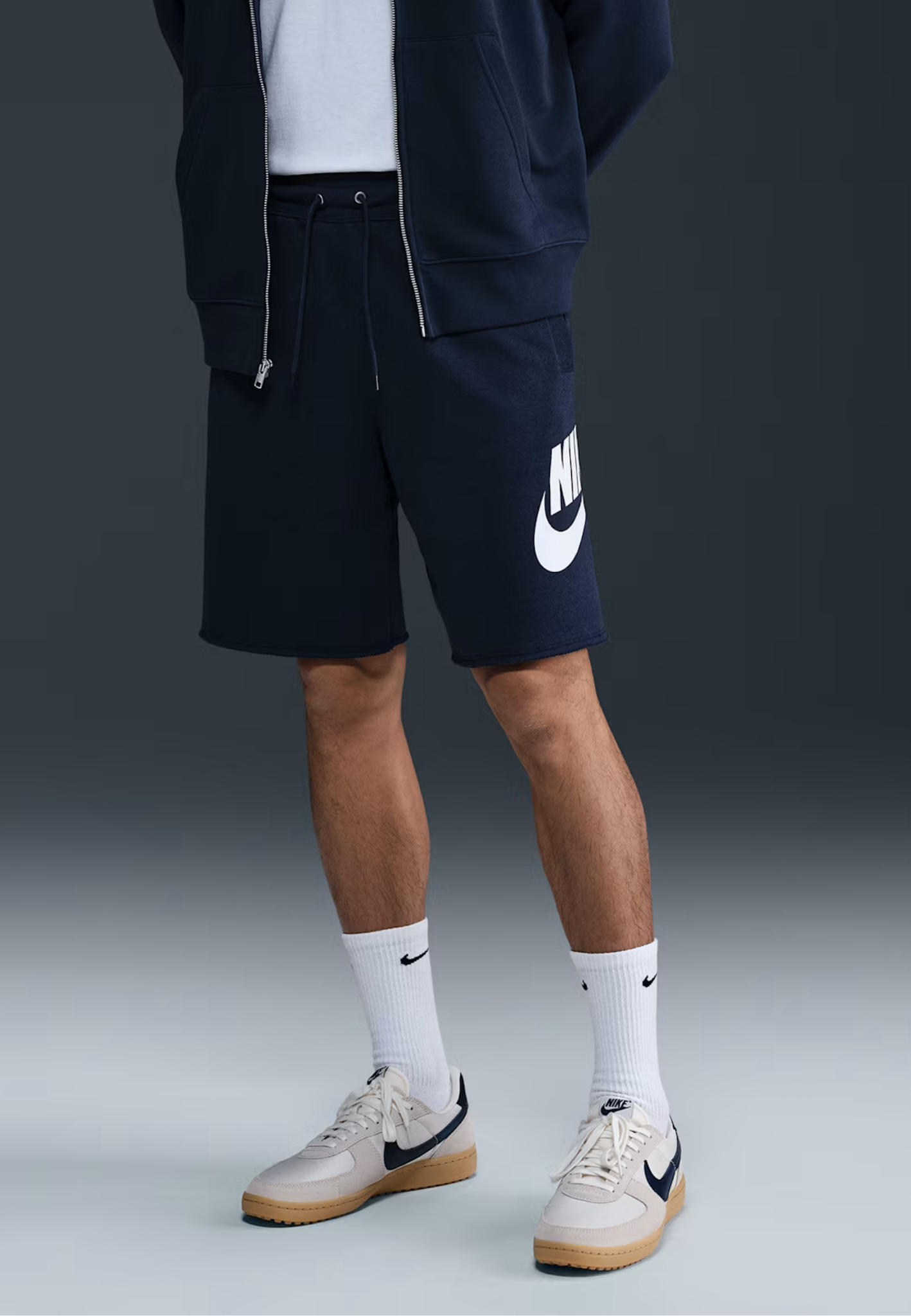 CLUB FLEECE SHORT - LACIVERT
