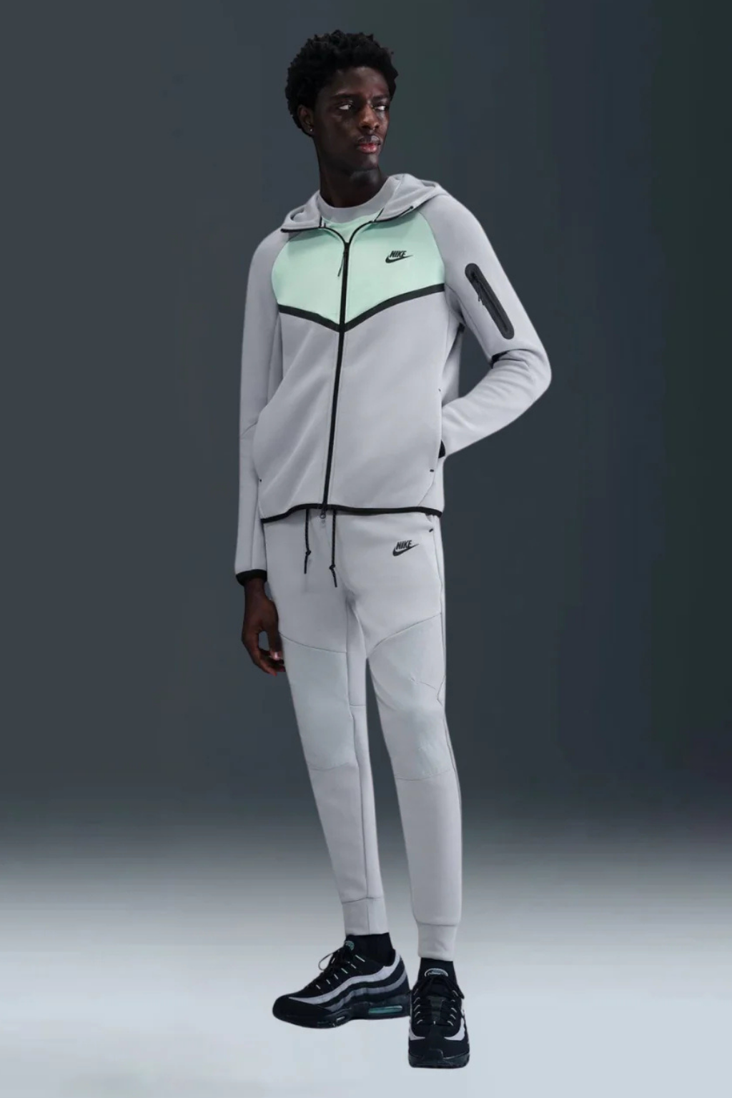 TECH FLEECE 2025 TAKIM - GRI/TURKUAZ