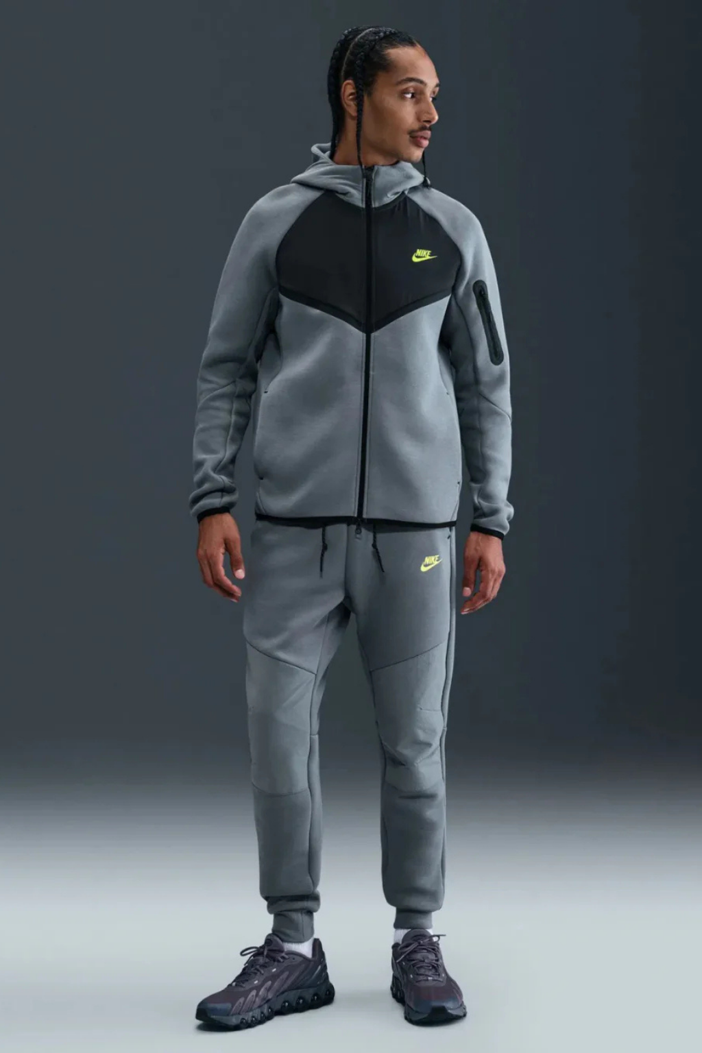 TECH FLEECE 2025 TAKIM - K.GRI/SIYAH - V