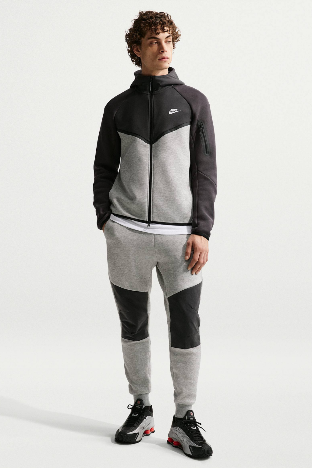 TECH FLEECE 2025 TAKIM - SIYAH/GRI-V