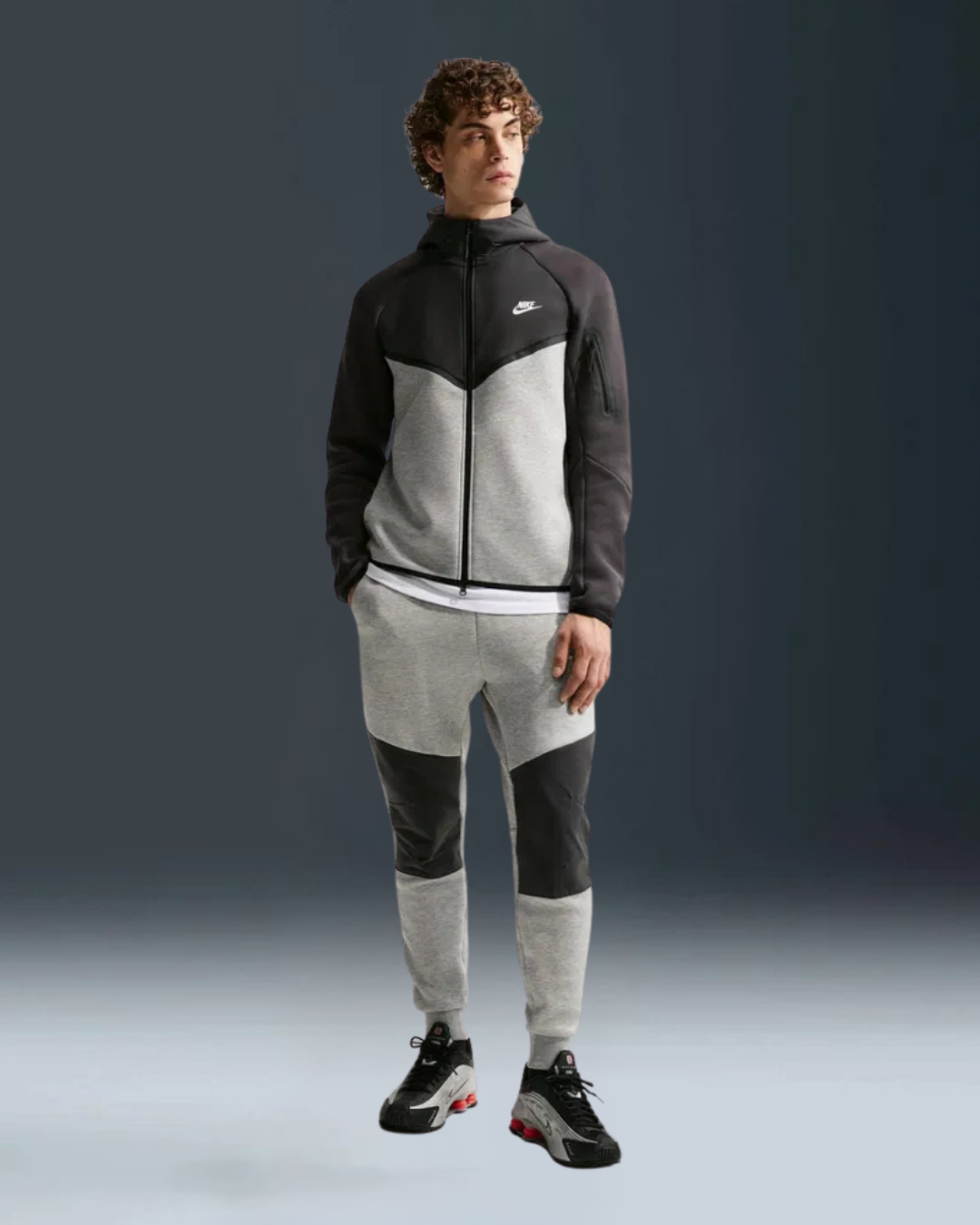 TECH FLEECE 2025 - SIYAH/GRI-V