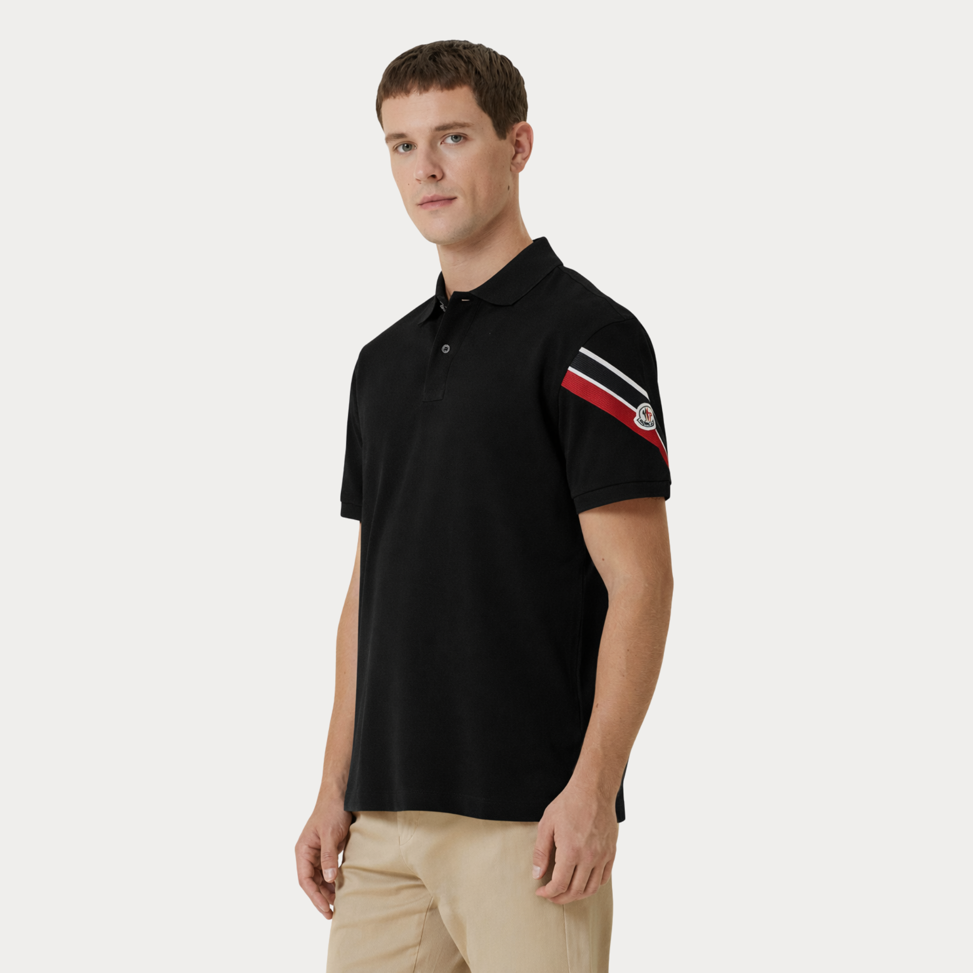 POLO YAKA MOCHLER SIYAH TSHIRT