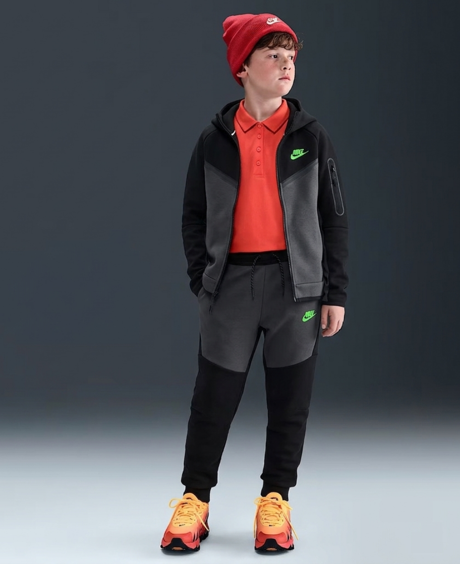 TECH FLEECE 2025 COCUK TAKIM - ANTRST/SIYAH Y