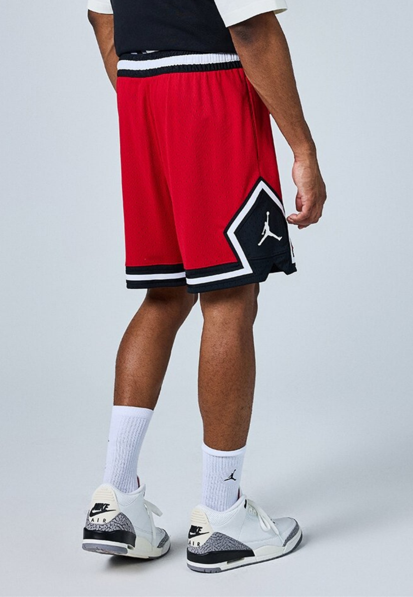 JORDAN DIAMOND SHORT - KIRMIZI