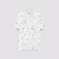 SCATTER GRAPHIC T-SHIRT - BEYAZ