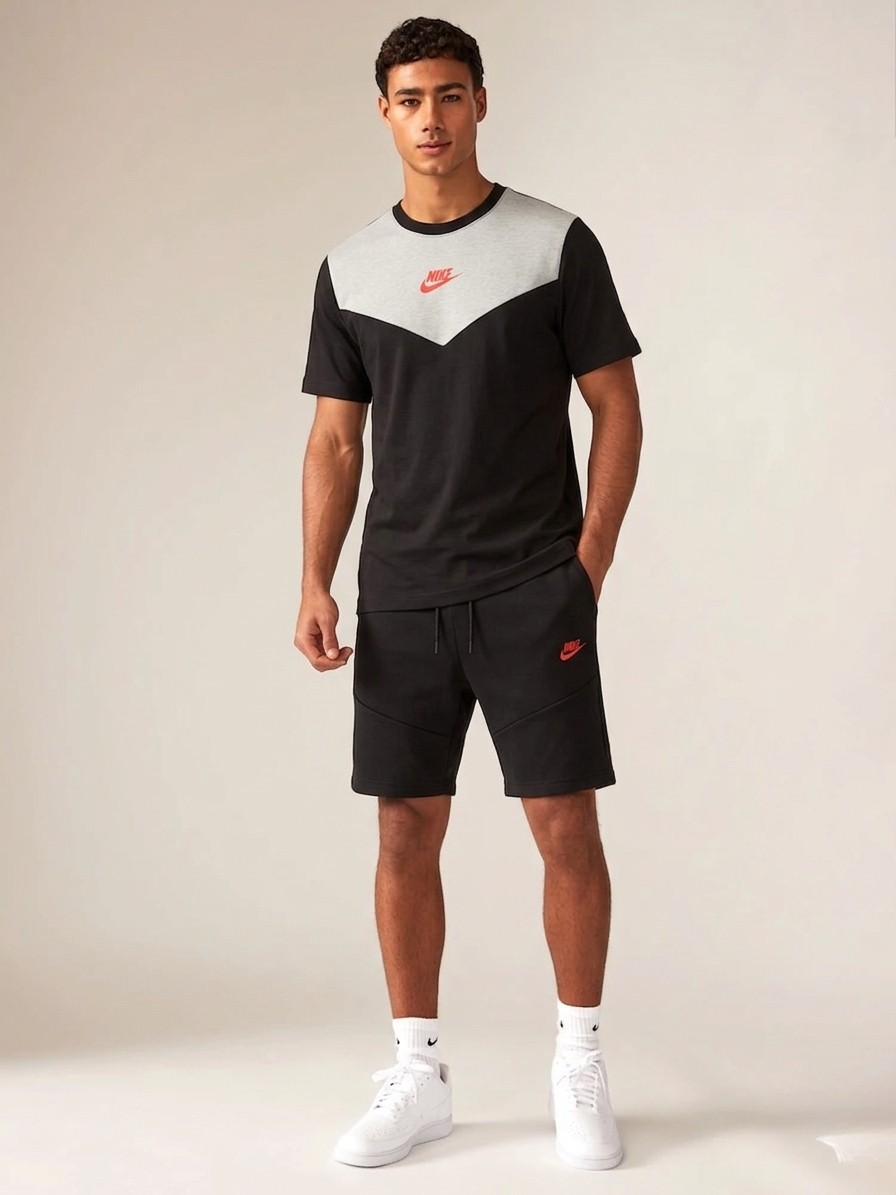 TECH FLEECE YAZLIK TAKIM - SIYAH/GRI T