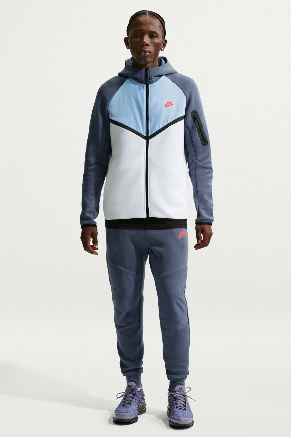 TECH FLEECE 2025 TAKIM - BEYAZ/MOR