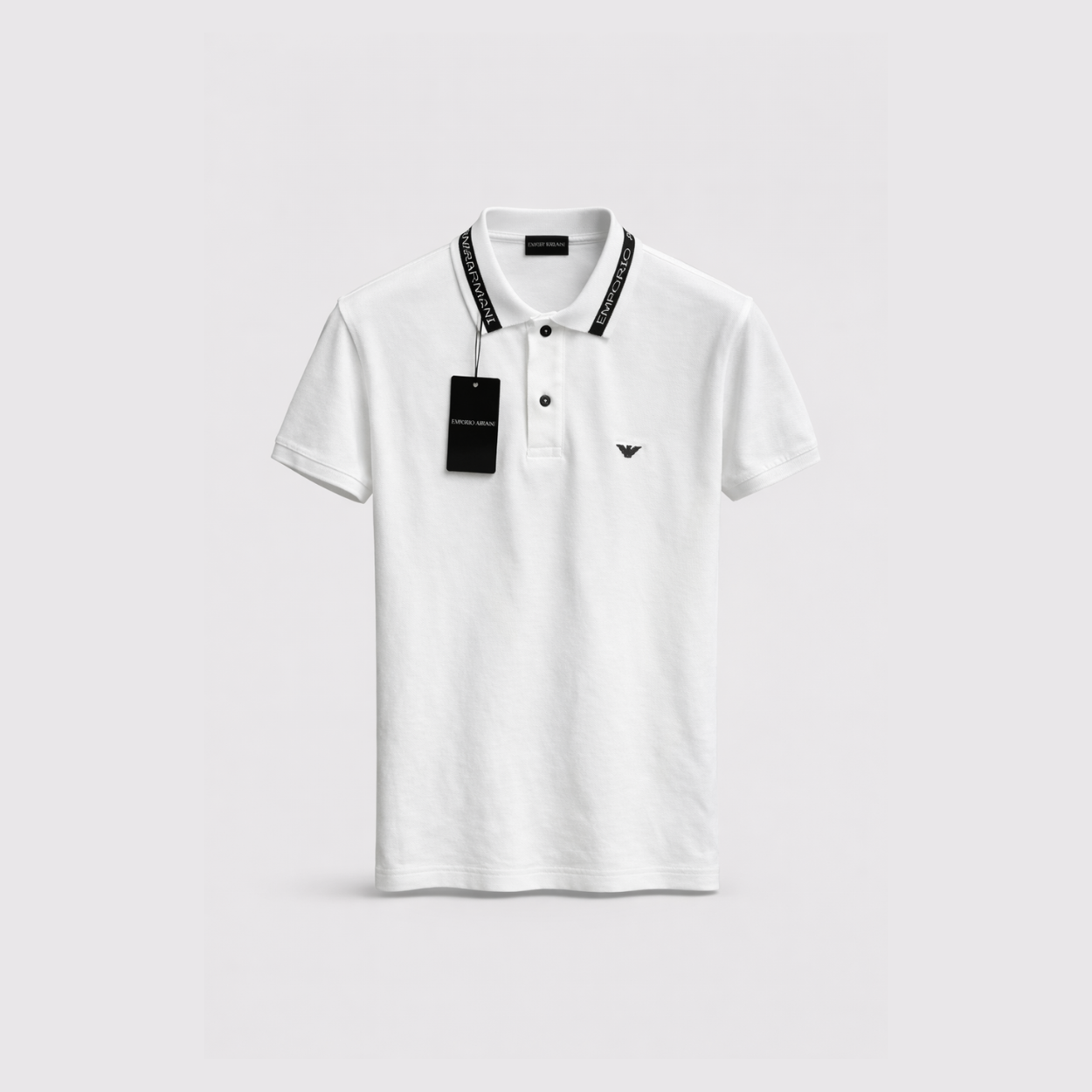 EA POLO YAKA T-SHIRT - BEYAZ