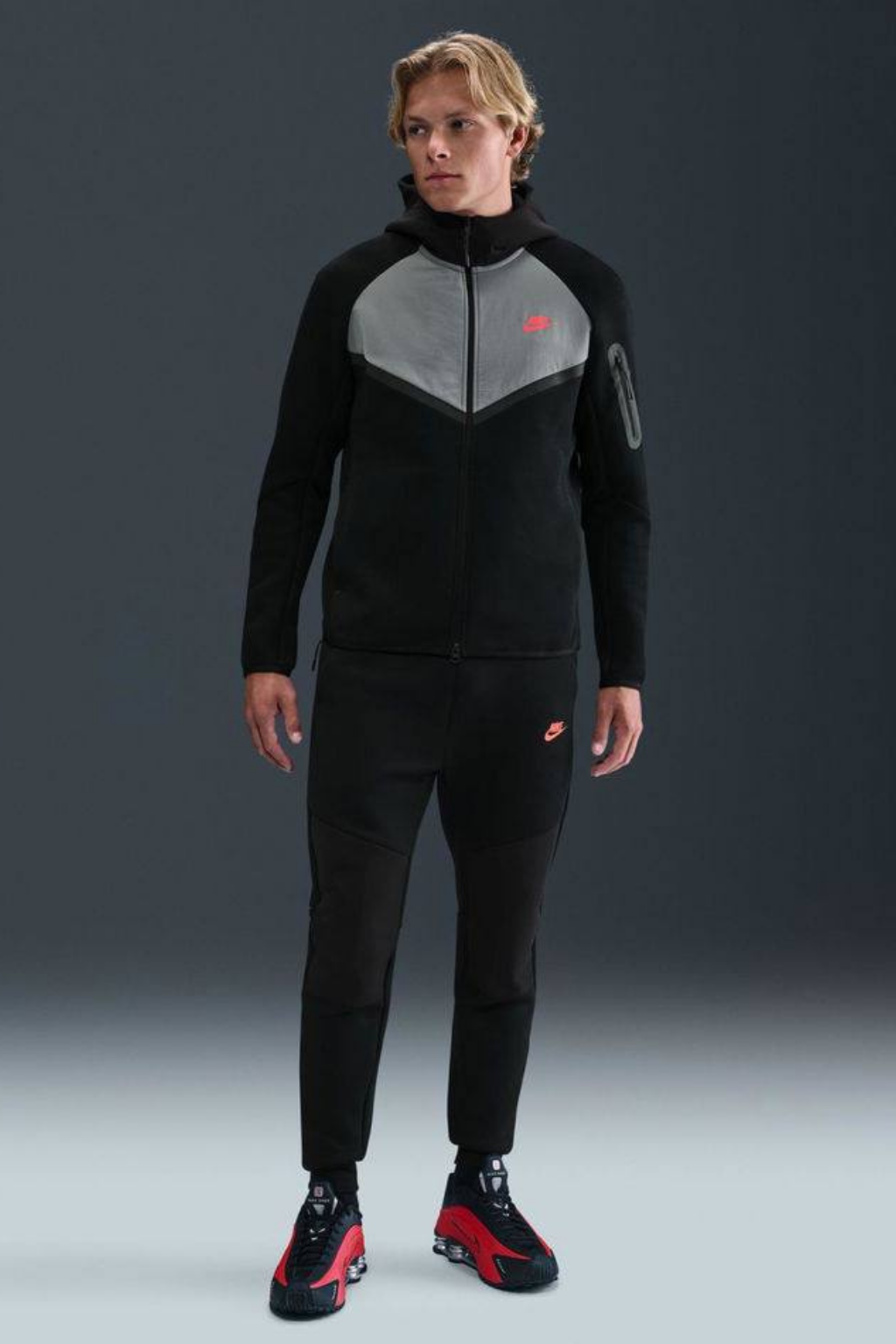 TECH FLEECE 2025 TAKIM - SIYAH/ANTRST -K