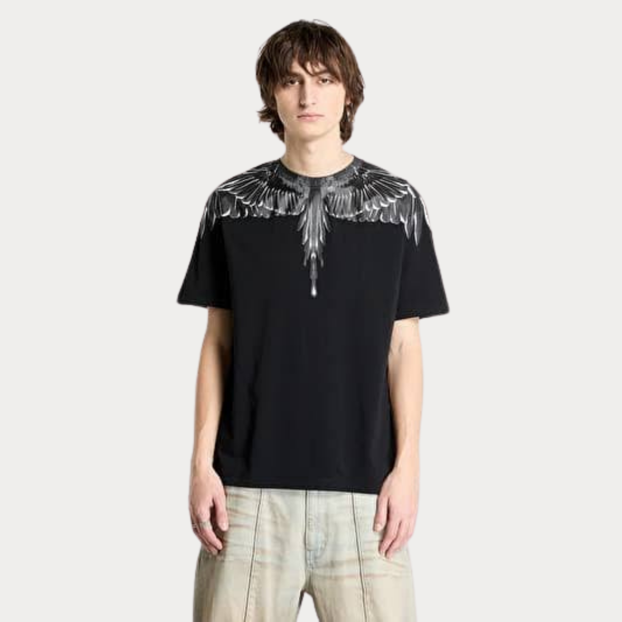 BASIC KANAT SIYAH TSHIRT