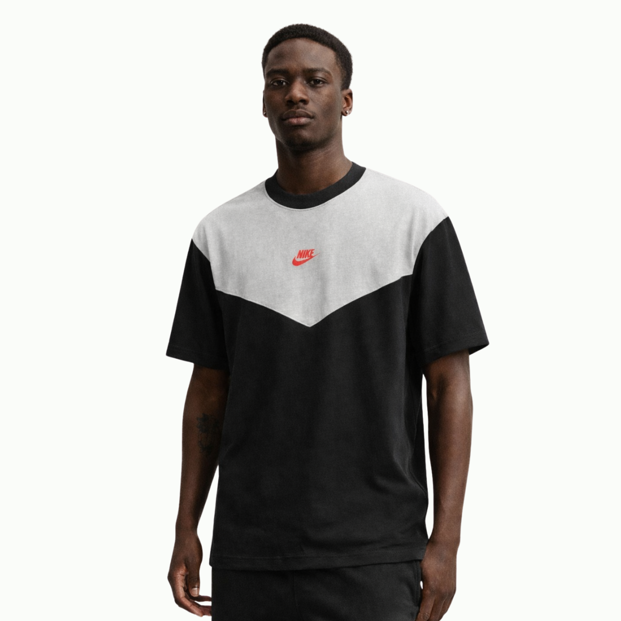 TECH FLEECE TSHIRT - SIYAH/GRI V