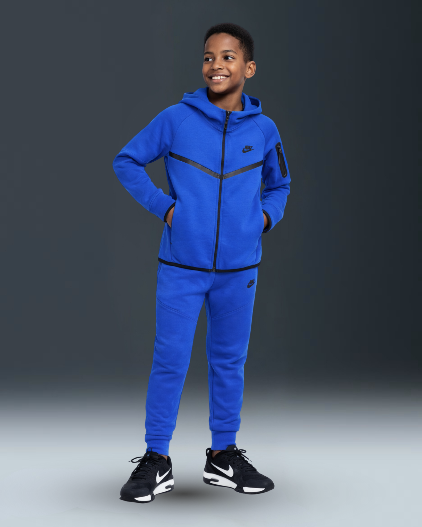 TECH FLEECE 2025 COCUK TAKIM - K.MAVI