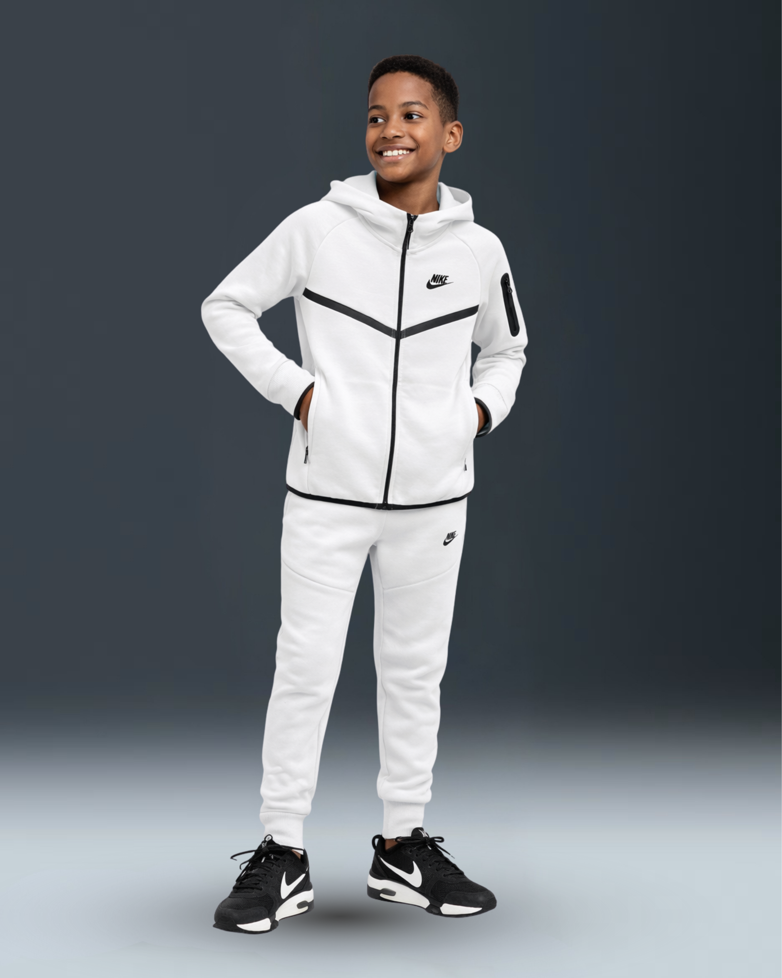 TECH FLEECE 2025 COCUK TAKIM - BEYAZ