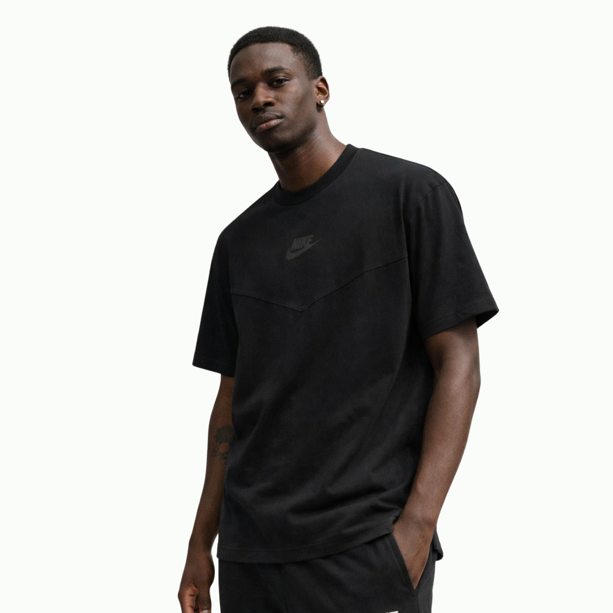 TECH FLEECE TSHIRT - SIYAH