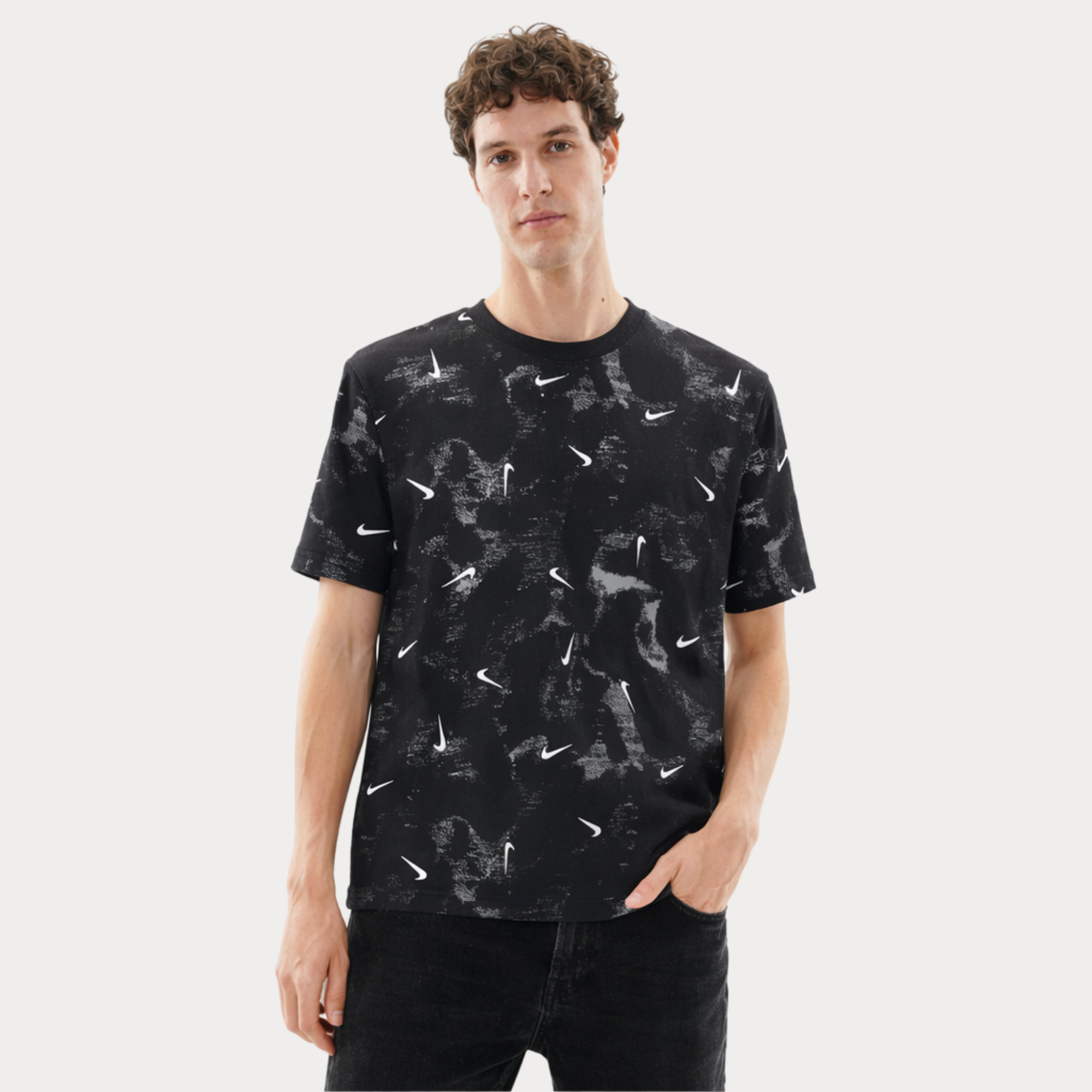 BASIC K.LOGO SIYAH TSHIRT