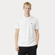 POLO YAKA KARMA TIMSAH LOGO BEYAZ TSHIRT