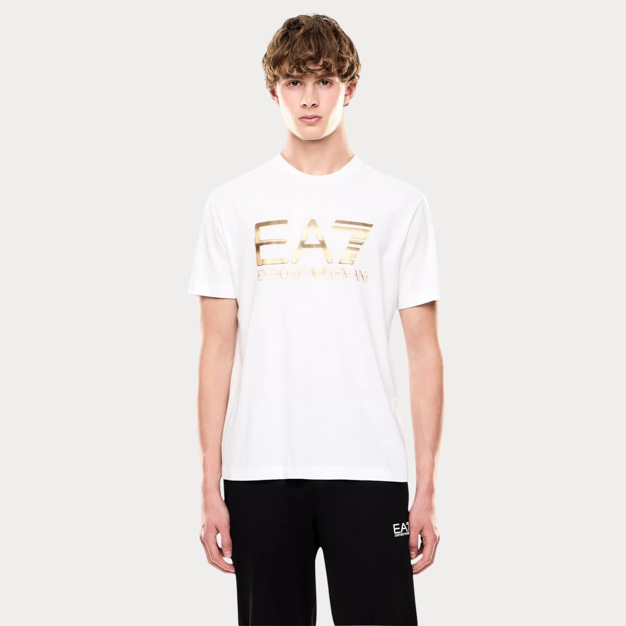 EA7 GOLD BASIC BEYAZ TSHIRT