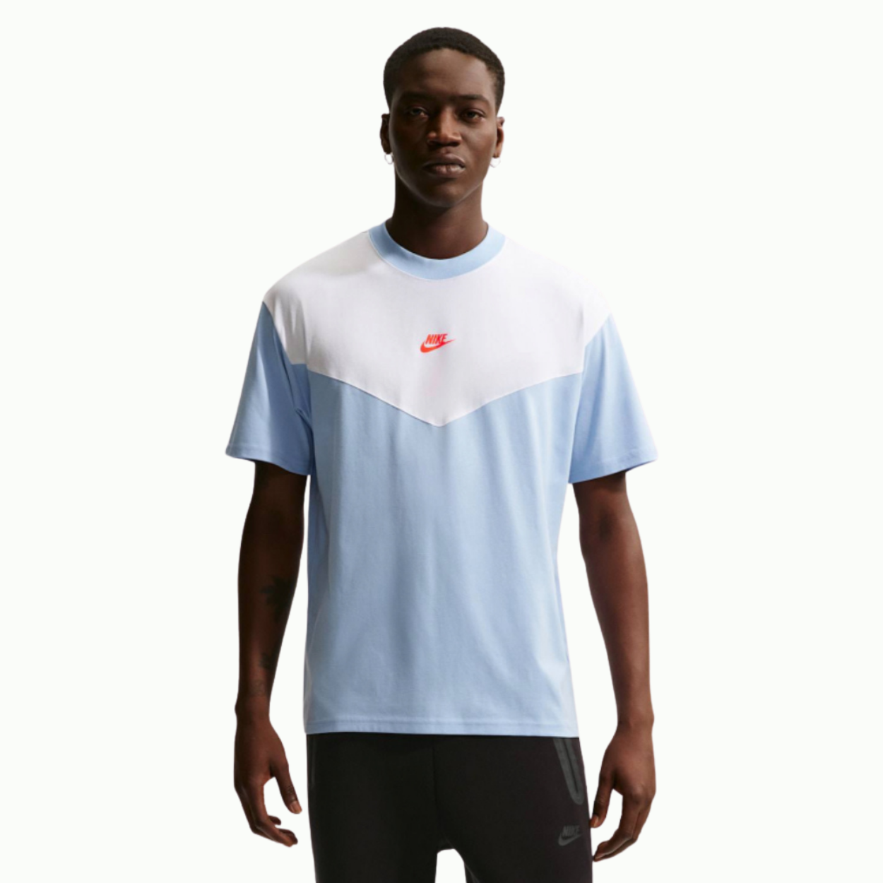 TECH FLEECE TSHIRT - A.MAVI/BEYAZ
