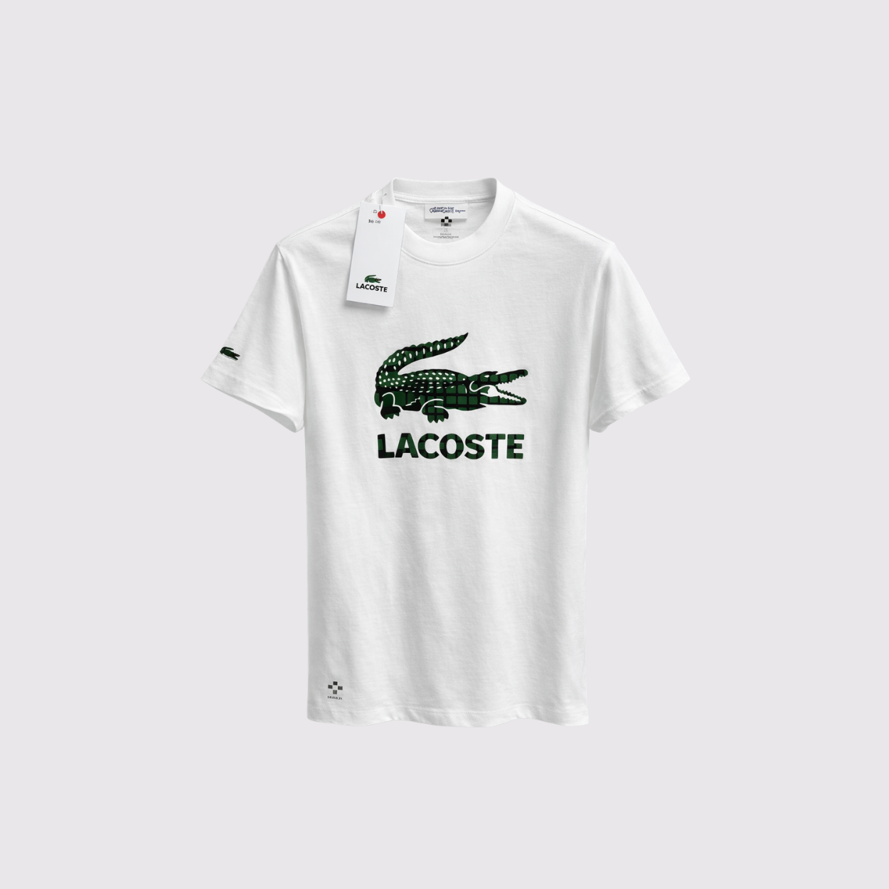 MODERN CROC T-SHIRT - BEYAZ