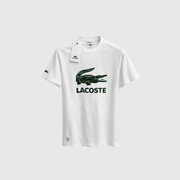 MODERN CROC T-SHIRT - BEYAZ