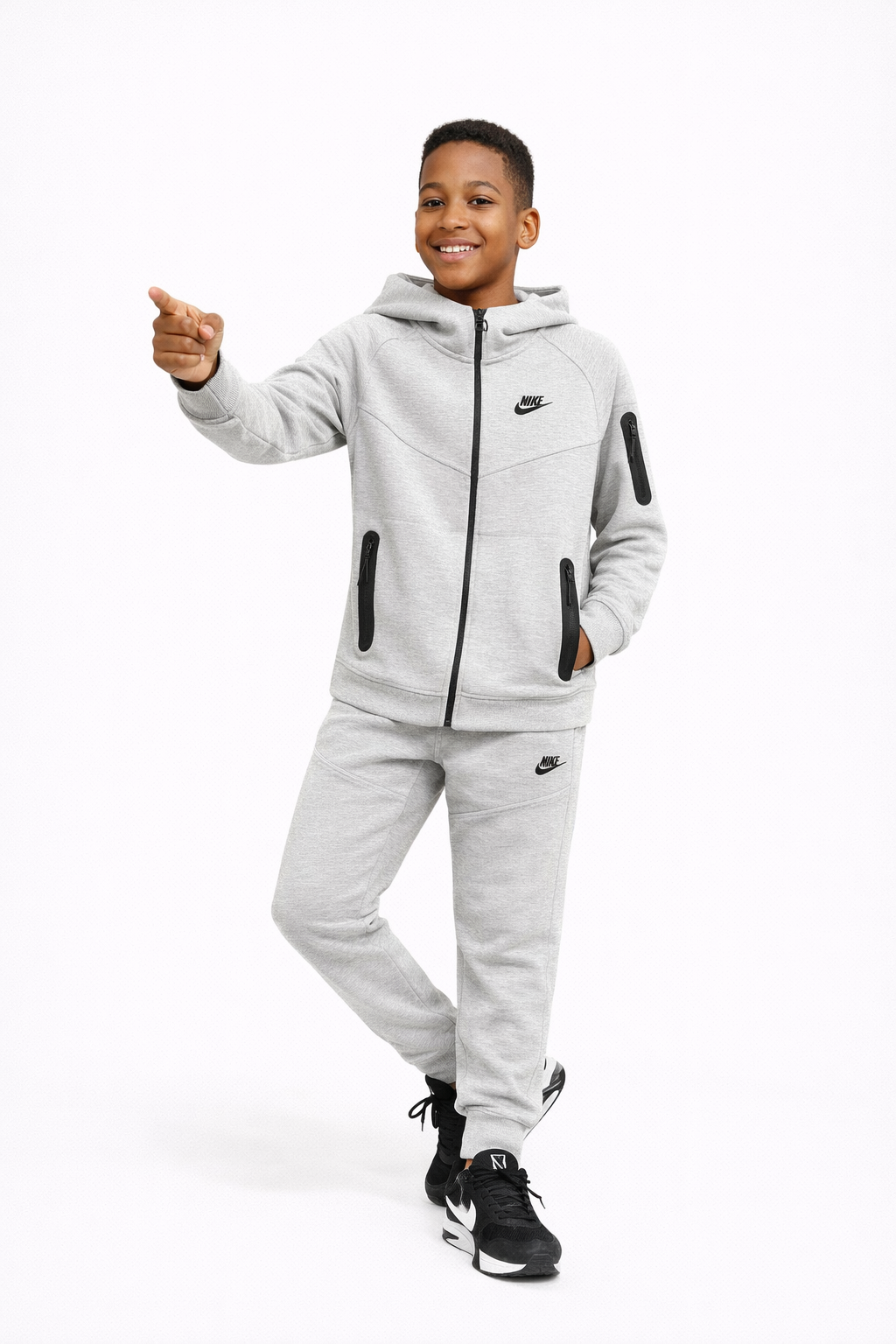 TECH FLEECE 2024 COCUK TAKIM - GRI