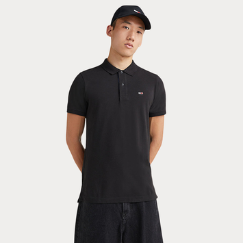 POLO YAKA TOMMY LOGO SIYAH TSHIRT