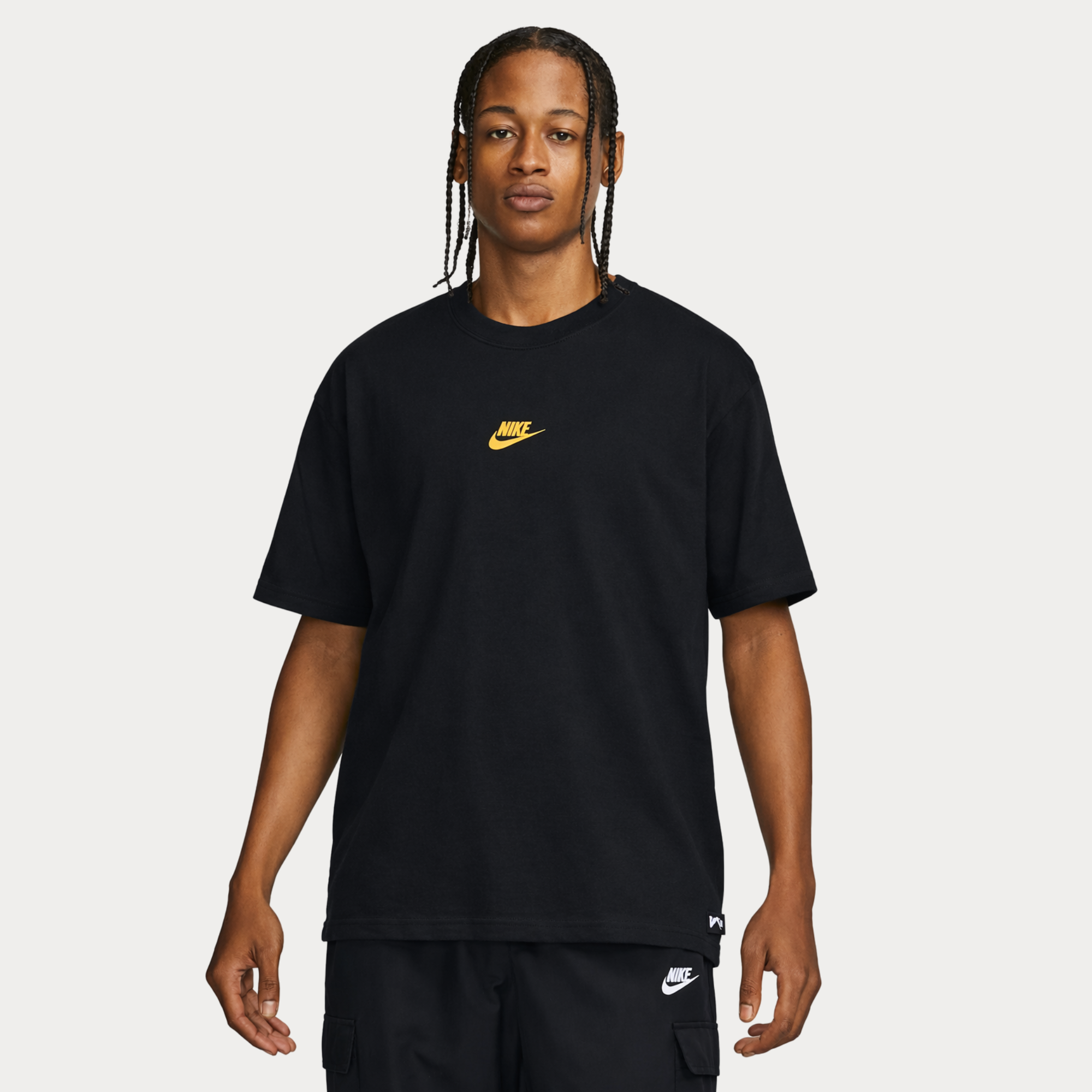 TECH FLEECE TSHIRT - SIYAH - GOLD LOGO