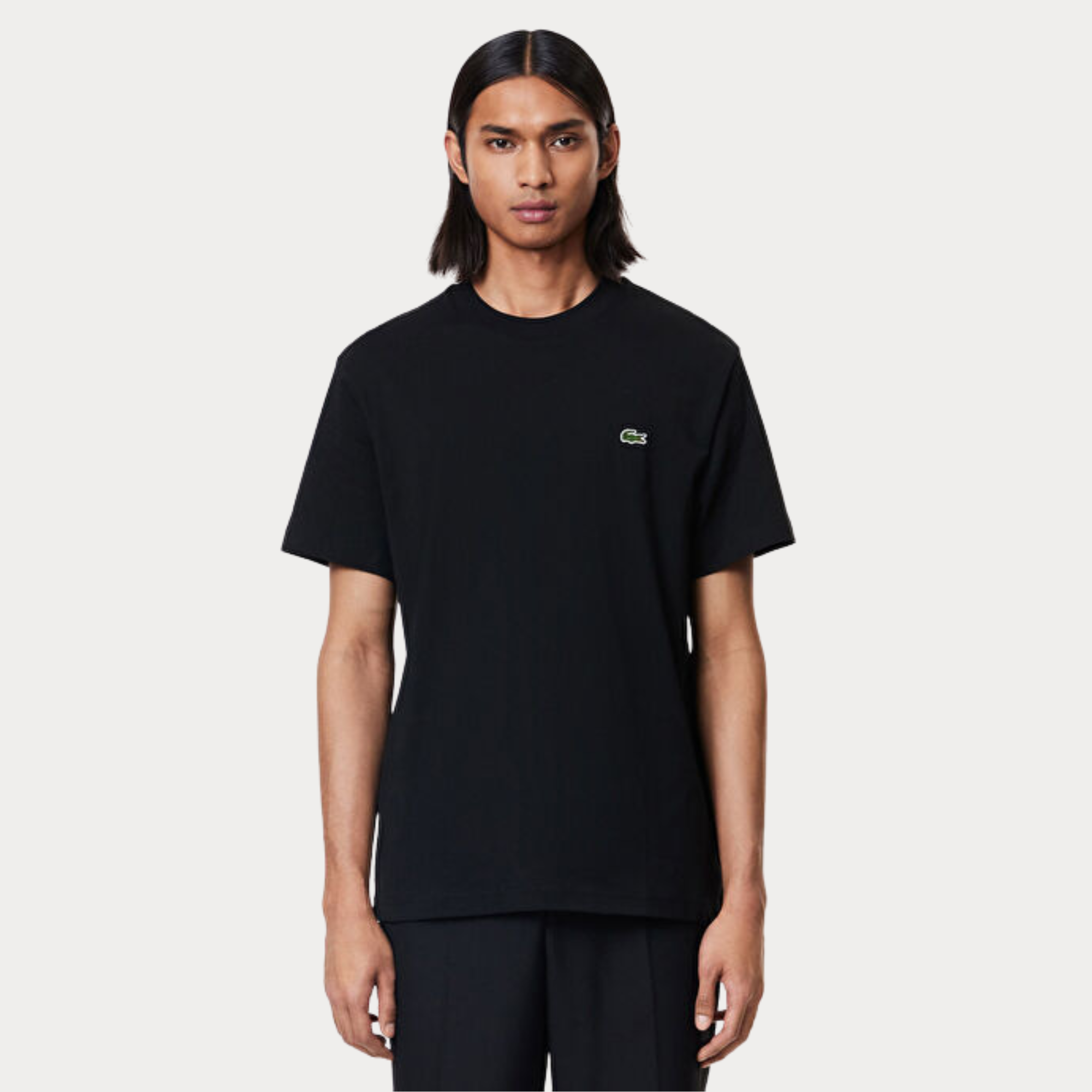 BASIC YESIL TIMSAH LOGO SIYAH TSHIRT