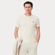 POLO YAKA YESIL TIMSAH LOGO BEJ TSHIRT
