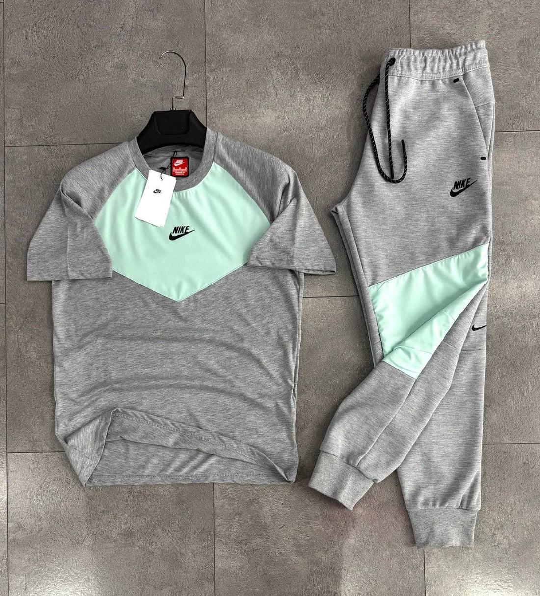 TECH FLEECE YAZLIK TAKIM - GRI/TURKUAZ