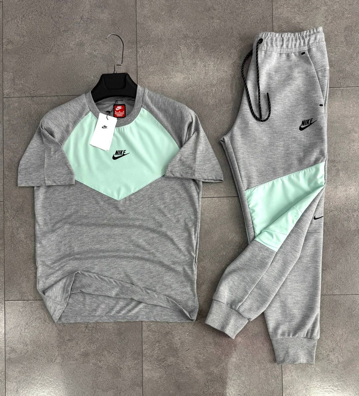 TECH FLEECE YAZLIK TAKIM - GRI/TURKUAZ