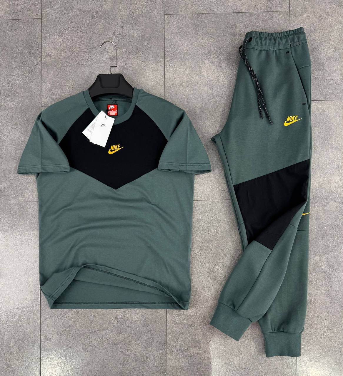 TECH FLEECE YAZLIK TAKIM - HAKI/SIYAH - V