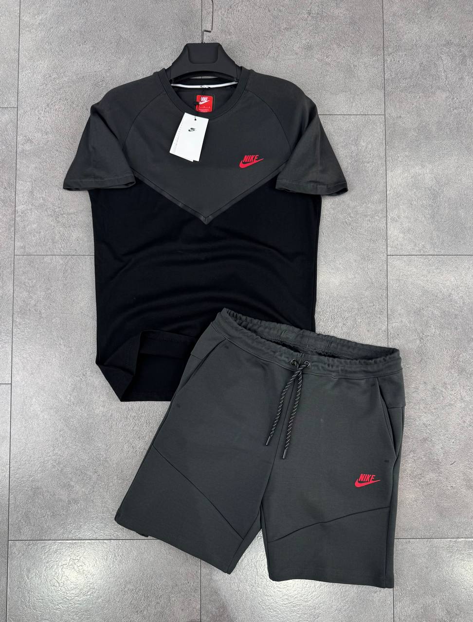 TECH FLEECE YAZLIK TAKIM - SIYAH/ANTRST V