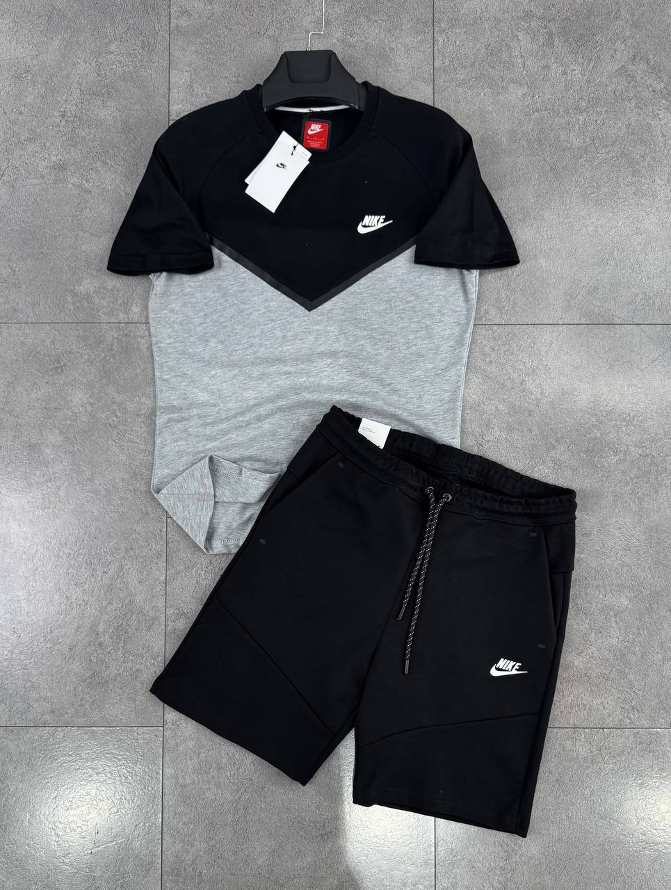 TECH FLEECE YAZLIK TAKIM - GRI/SIYAH