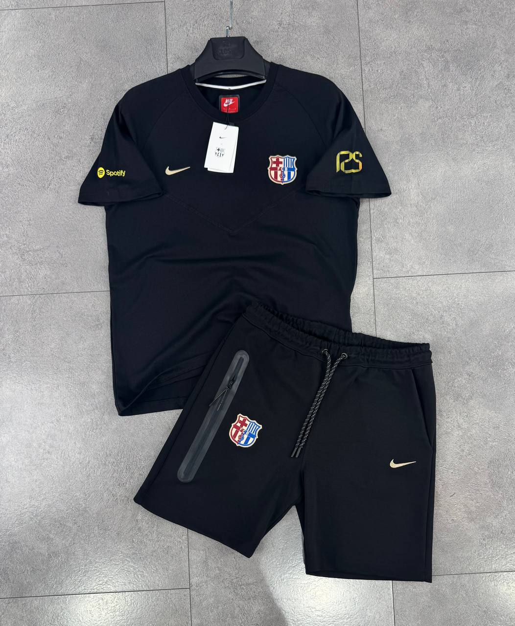 TECH FLEECE YAZLIK TAKIM - BARCELONA-SIYAH