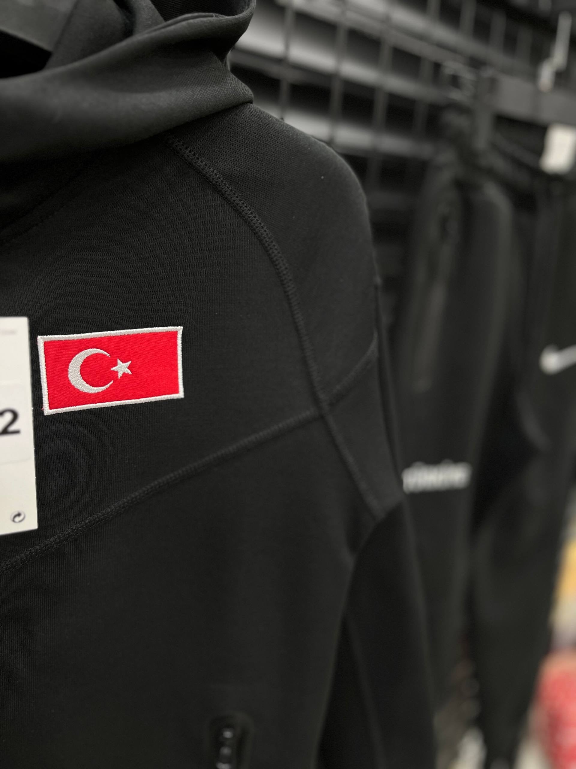 TURKIYE TECH FLEECE ERKEK ÇOCUK TAKIM - SİYAH