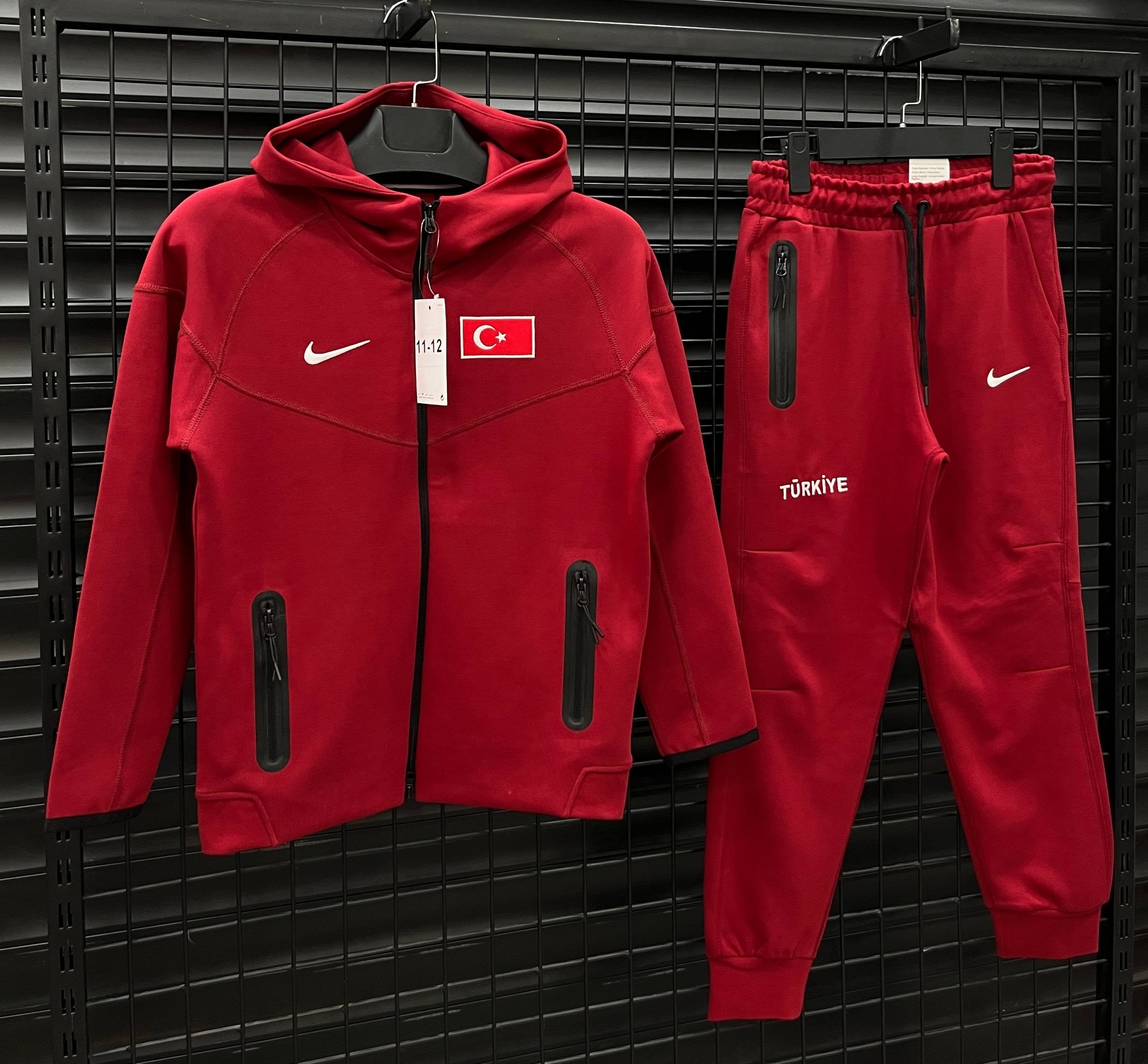 TURKIYE TECH FLEECE KIZ ÇOCUK TAKIM - BORDO