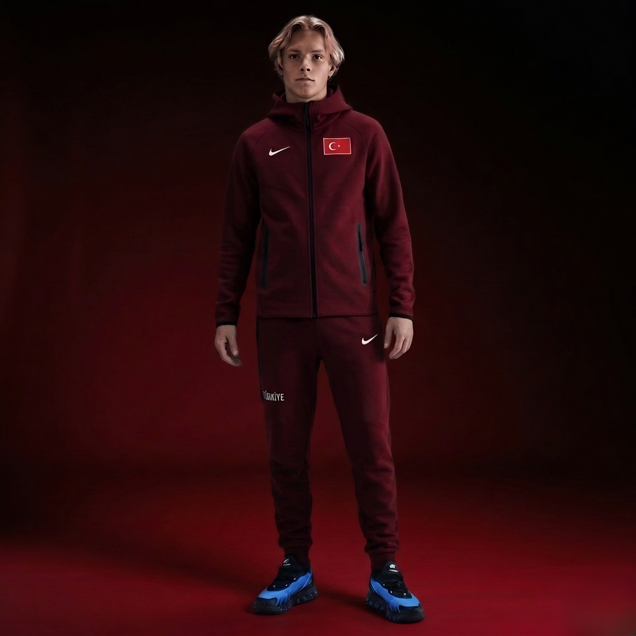 TURKİYE TECH FLEECE ERKEK TAKIM - BORDO